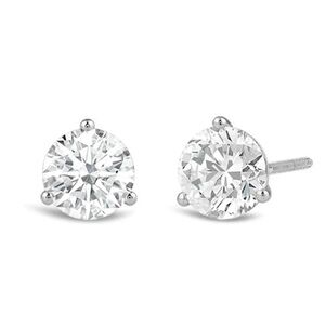 Elegant Silver Stud Earrings